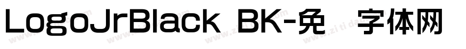 LogoJrBlack BK字体转换